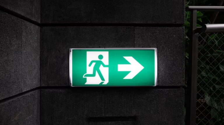 Fire Exit Light Up Sign